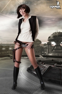 Betsie in Han Solo Costume